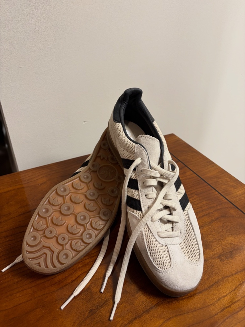Adidas Originals Samba Cream & Black Sneakers